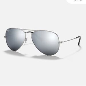 Ray ban grey mirror aviators